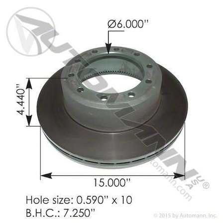 Automann Rotor - Brake, Position Not Specified 153.123552